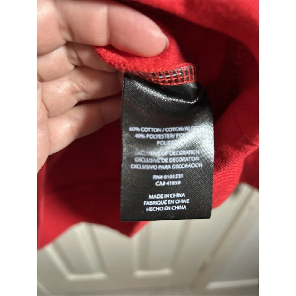 MAD ENGINE Minecraft Size XL Boys Red Santa Creeper Christmas Sweatshirt‎